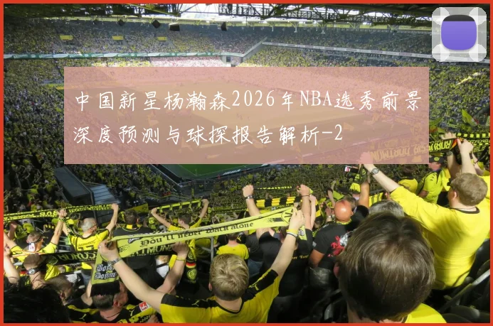 中国新星杨瀚森2026年NBA选秀前景深度预测与球探报告解析